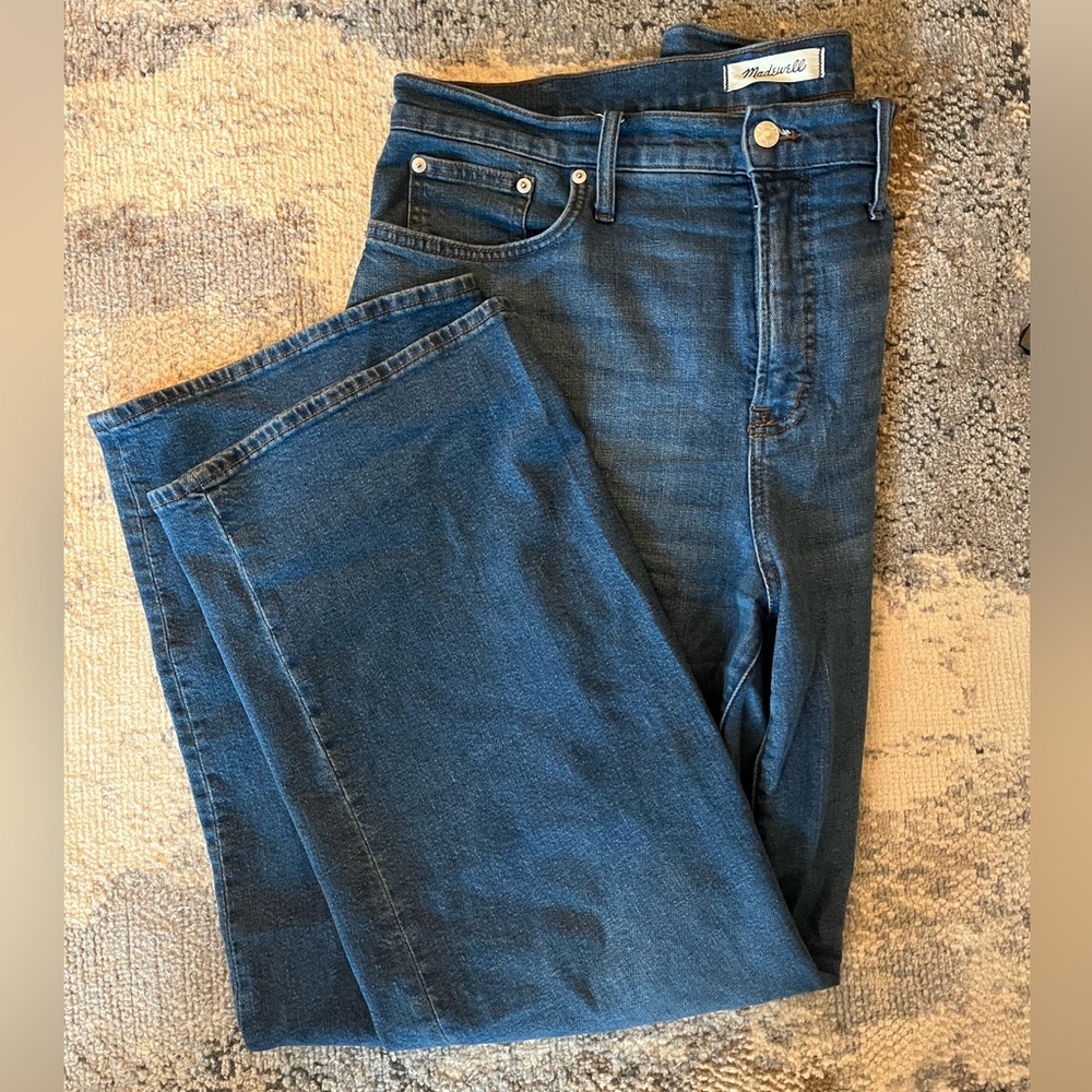 Madewell Women's Perfect Vintage Wide Leg Jeans in Fairfox Wash